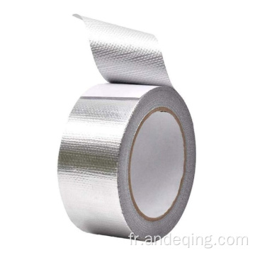 Ruban de tissu en verre isolation tuyau scellant ruban adhésif en aluminium